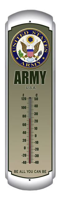 Indoor/Outdoor Thermometer - United States Army